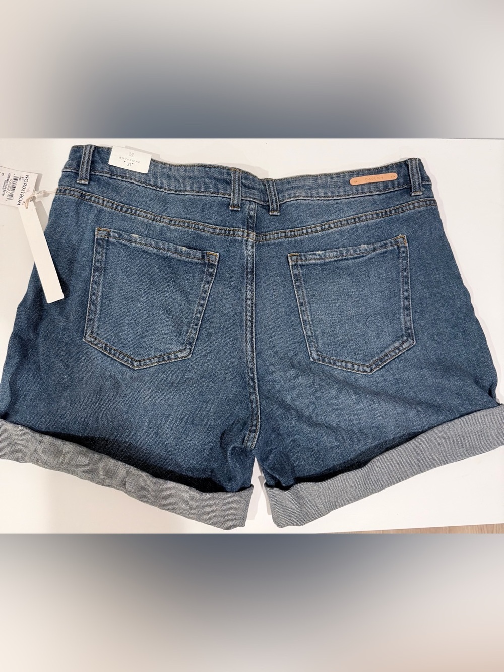 Caslon Classic Boyfriend Denim Shorts - Picture 3 of 7